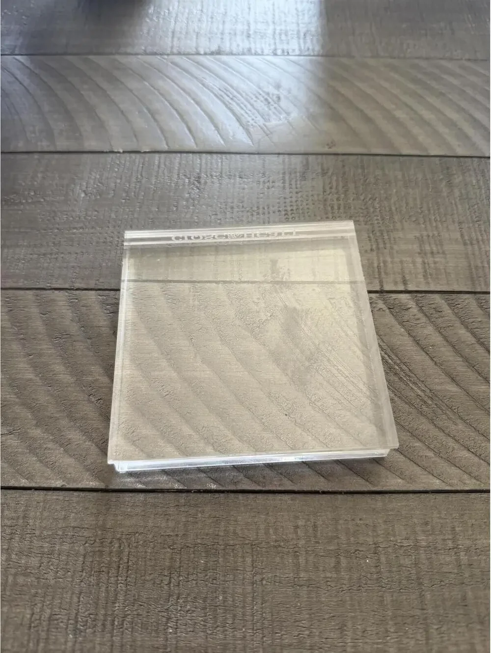 Close To My Heart acrylic stamp block 3 7/8 x 3 7/8 inches